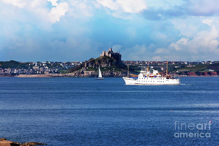 The Scillonian Ferry Coming Home Photograph by Terri Waters