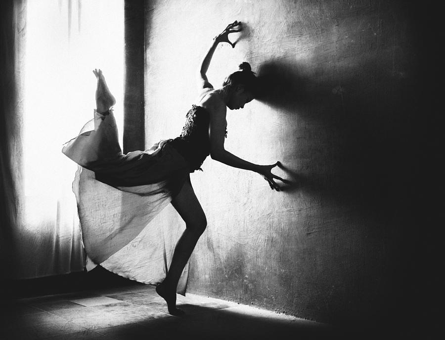 Black And White Photograph - The Scorpion Dance by Sebastian Kisworo
