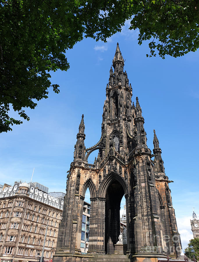 The Scott Monument - Victorian Gothic Photograph by Yvonne Johnstone