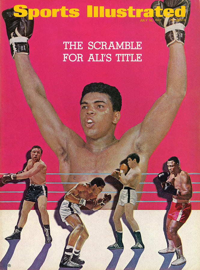 The Scramble For Alis Title... Sports Illustrated Cover Photograph by Sports Illustrated The Scramble For Alis Title... Sports Illustrated Cover Photograph by Sports Illustrated