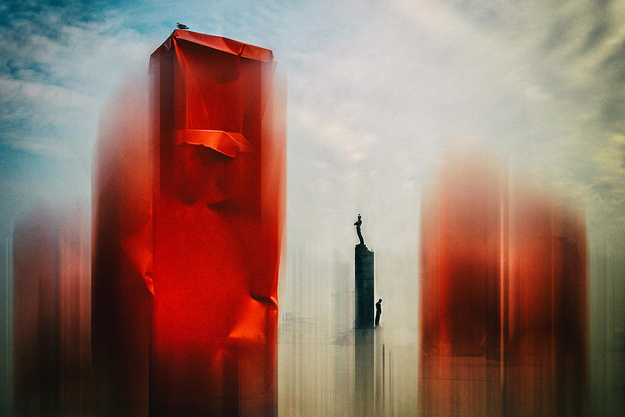 Blur Photograph - The Scratched Soul Of My City by Bruno Flour