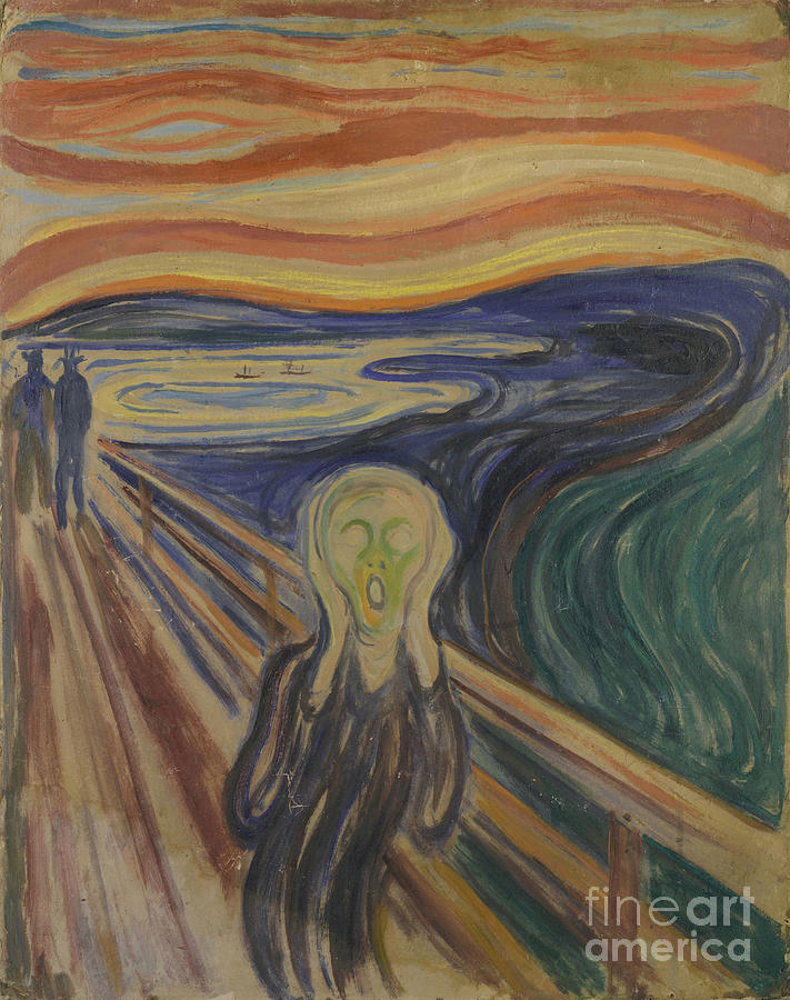The Scream Drawing by Heritage Images