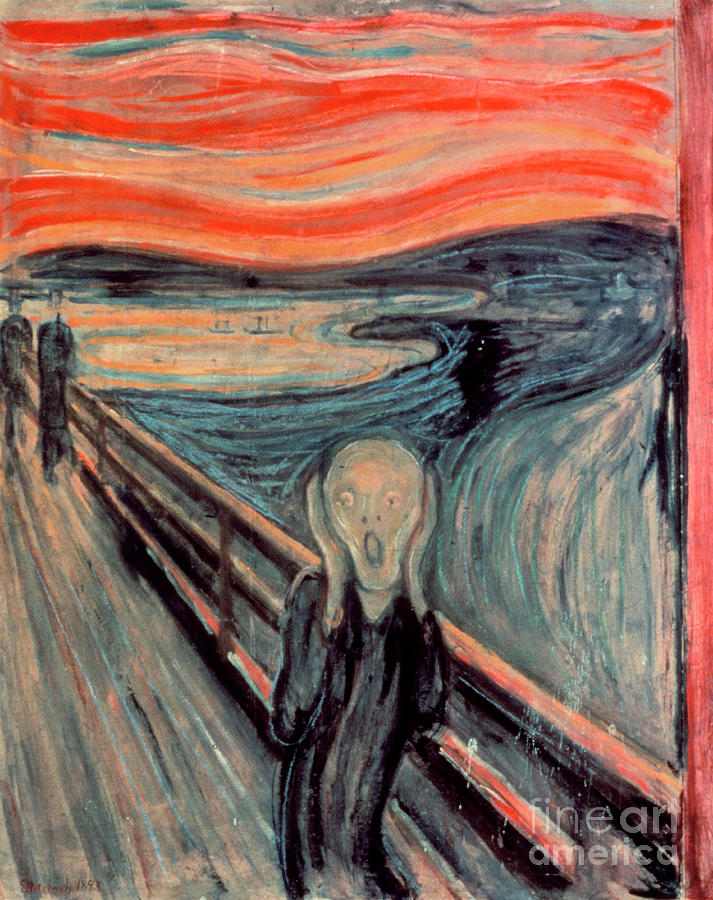 The Scream Drawing by Print Collector