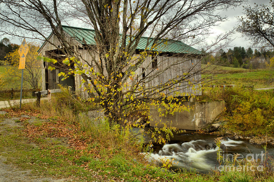 The Scribner Covered Bridge Photograph by Adam Jewell