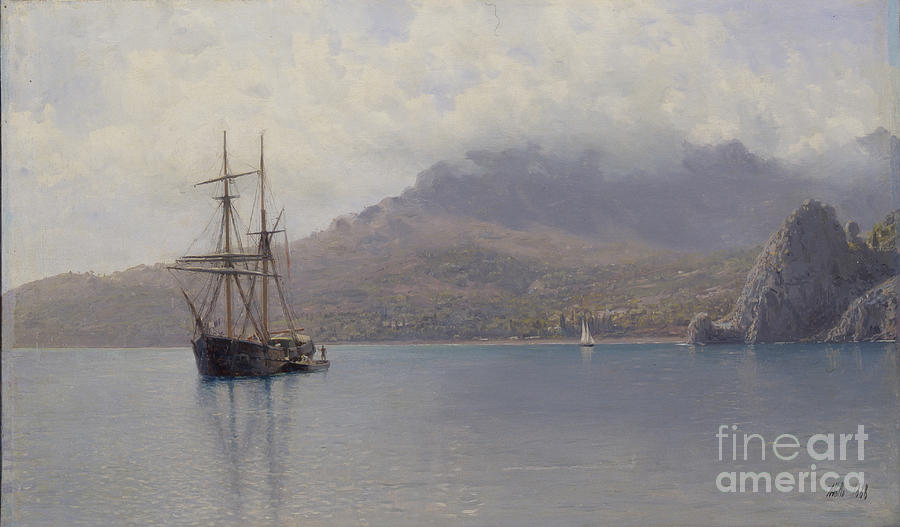 The Sea, 1888. Artist Lagorio, Lev Drawing by Heritage Images