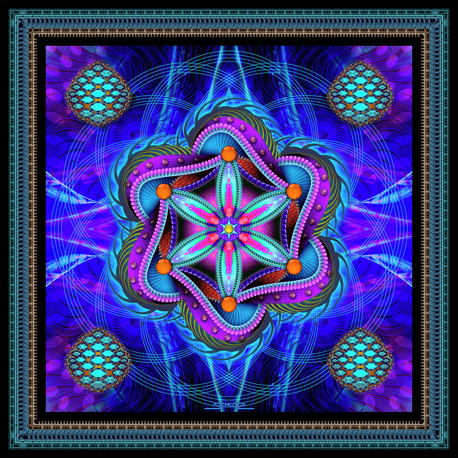 Sacred Geometry Painting - The Seed Of Life by Mushroom Dreams Visionary Art