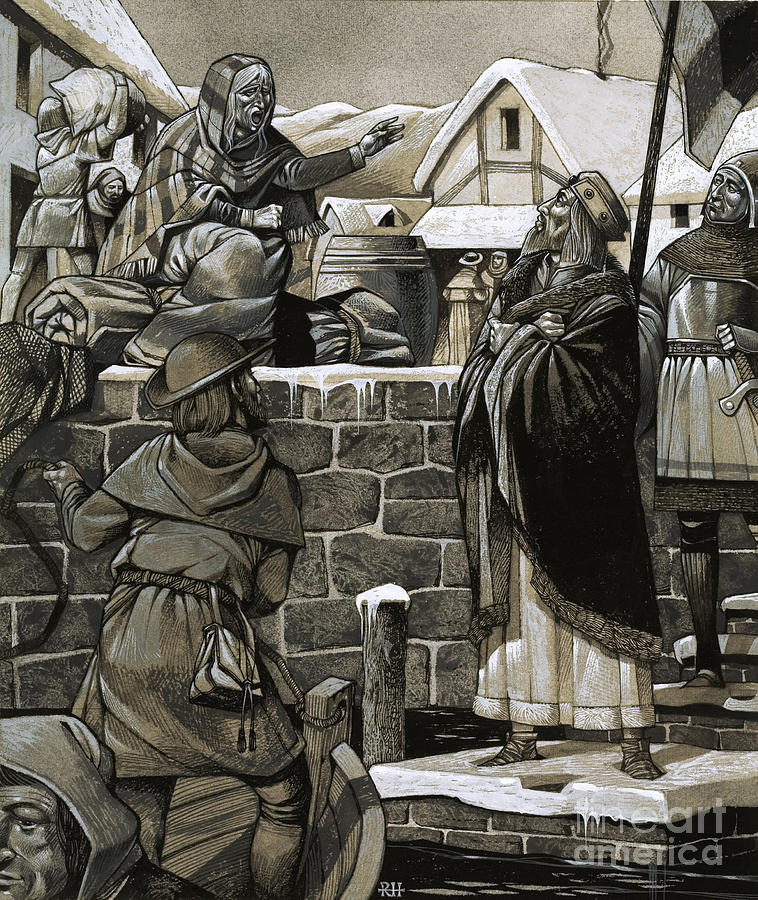 The Seers Who Scared The Scottish Kings Painting by Richard Hook