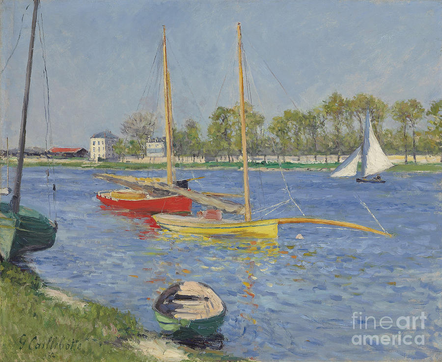 Impressionism Drawing - The Seine At Argenteuil, 1882. Artist by Heritage Images