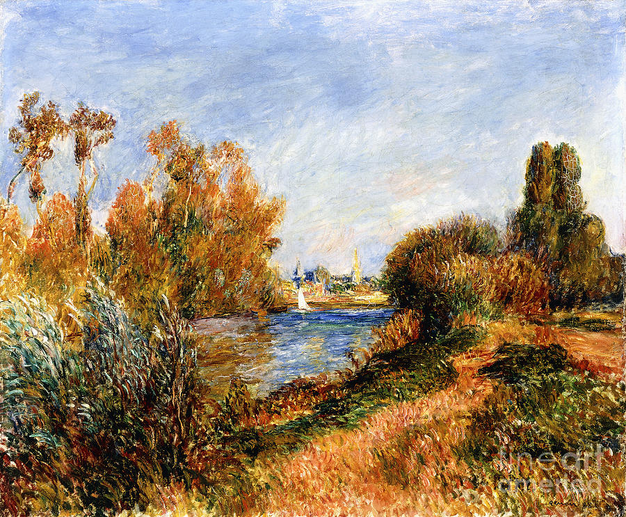 The Seine At Argenteuil, 1888 Painting by Pierre Auguste Renoir