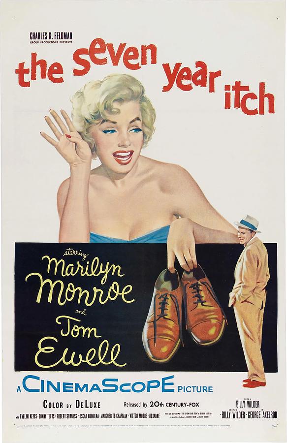 Movie Poster Photograph - The Seven Year Itch -1955-. by Album