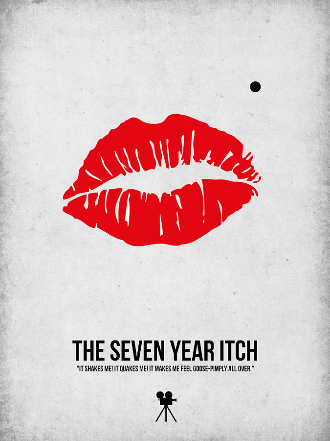 The Seven Year Itch Digital Art - The Seven Year Itch by Naxart Studio The Seven Year Itch Digital Art - The Seven Year Itch by Naxart Studio