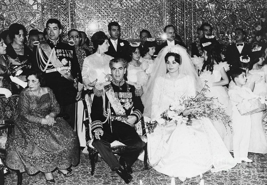 The Shah Of Iran And His New Wife Photograph by Bettmann