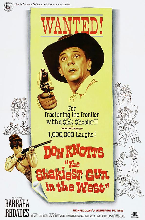 The Shakiest Gun In The West -1968-. Photograph by Album