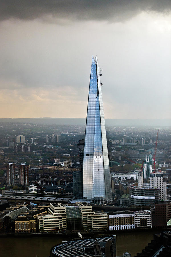 The Shard In A Rainstorm Photograph by Howard Kingsnorth