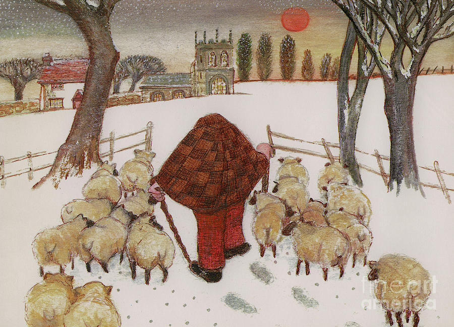 The Shepherd Returns Painting by Gillian Lawson