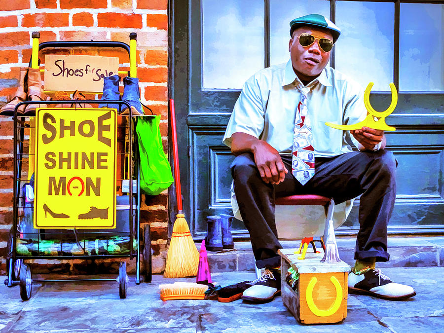 The Shoe Shine Man Photograph by Dominic Piperata