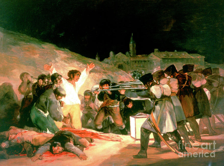 The Shootings Of May 3rd 1808, 1814 Drawing by Print Collector