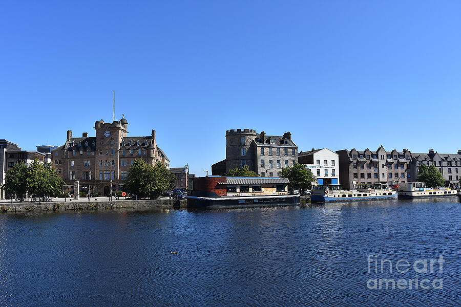The Shore, Leith Docks Photograph by Yvonne Johnstone
