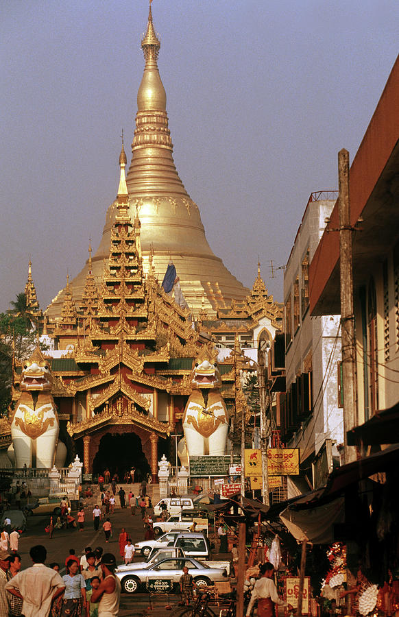 The Shwedagon Pagoda Photograph by John Seaton Callahan