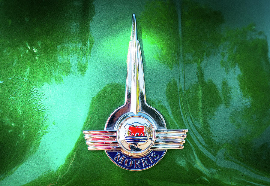 The sign and logo signature of the famous Morris Mini car Photograph by Michalakis Ppalis