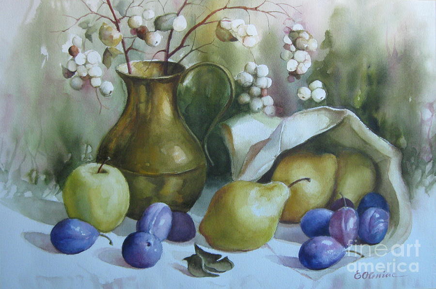The silence of autumn Painting by Elena Oleniuc