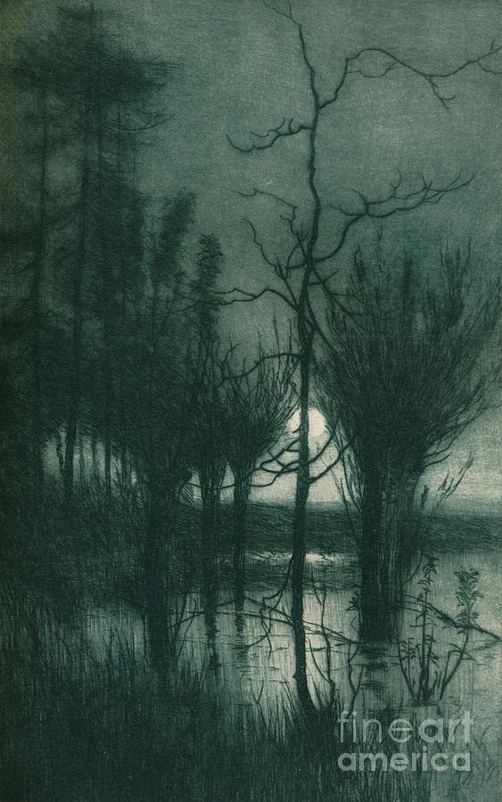 The Silent Moon, C.1901 Drawing by Print Collector
