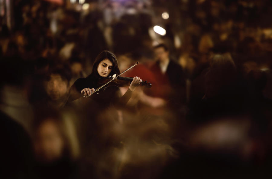 Music Photograph - The Silent Rhythm by Nurten ztrk