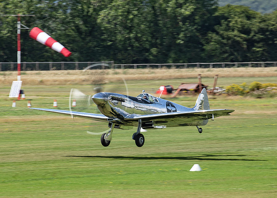 The Silver Spitfire Photograph by John Richardson - Fine Art America