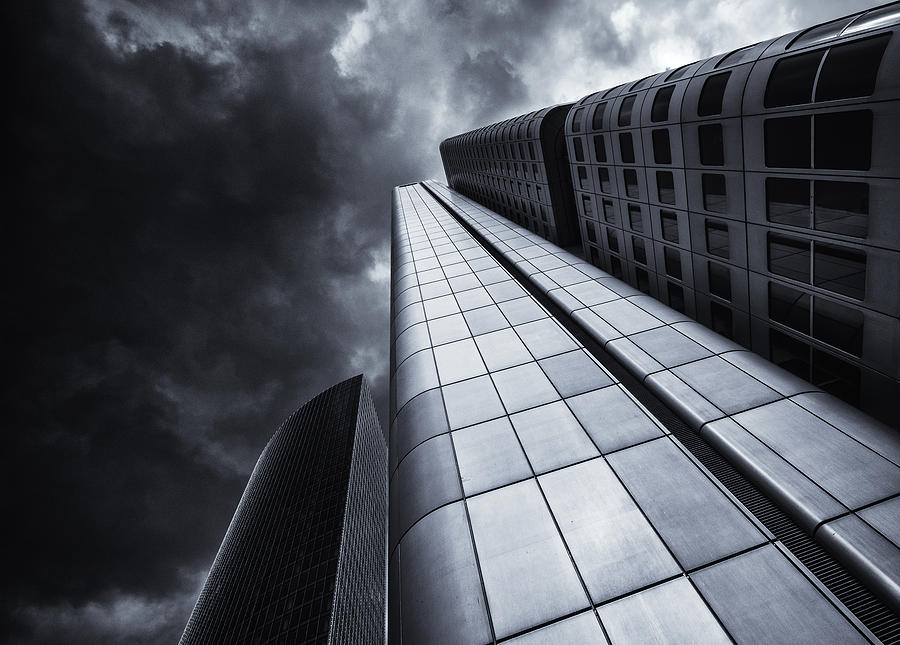 Architecture Photograph - The Silver Tower by Gerard Jonkman