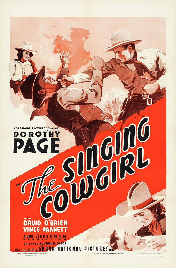The Singing Cowgirl Painting by Unknown