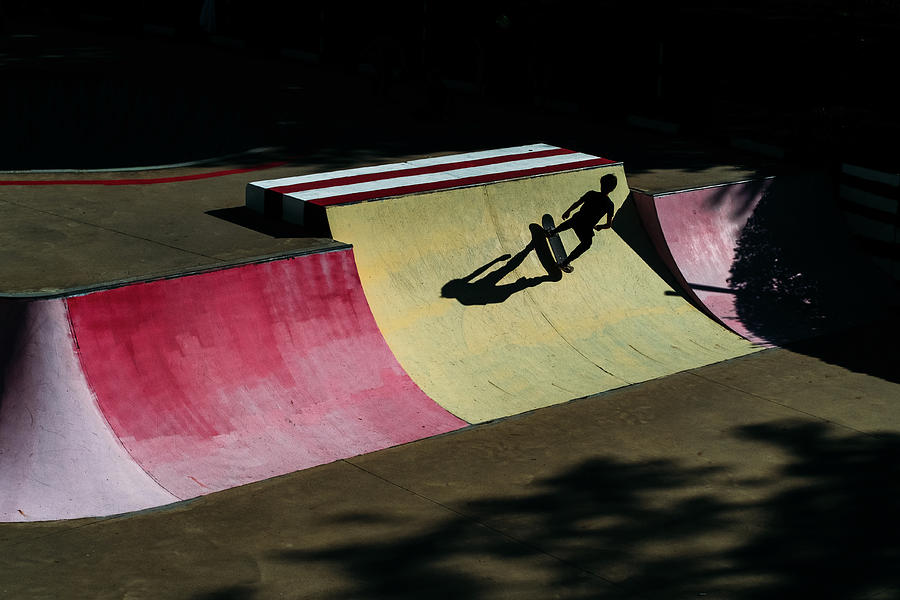 The Skateboarder Photograph by Yancho Sabev Art