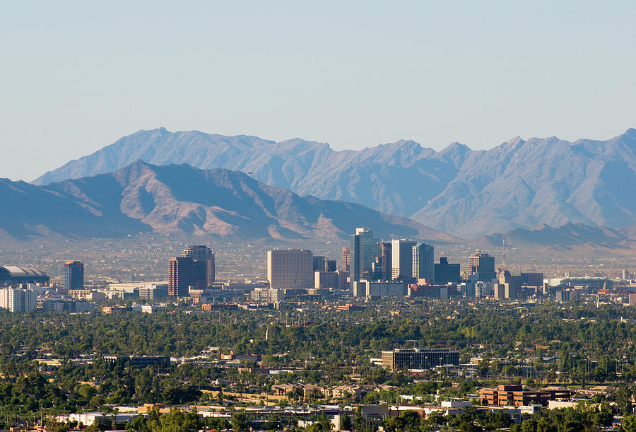 The Skyline Of Downtown Phoenix, Arizona Photograph by Davel5957