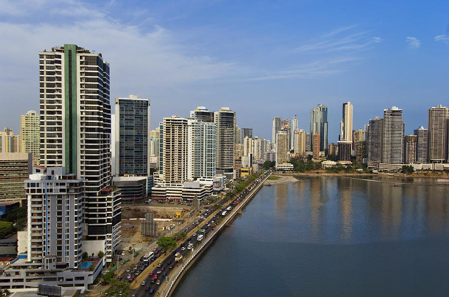 The Skyline Of Modern Downtown Panama Photograph by Connie Coleman