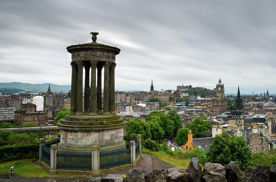 The skyline of the city of Edinburgh, Scotland Photograph by Michalakis Ppalis