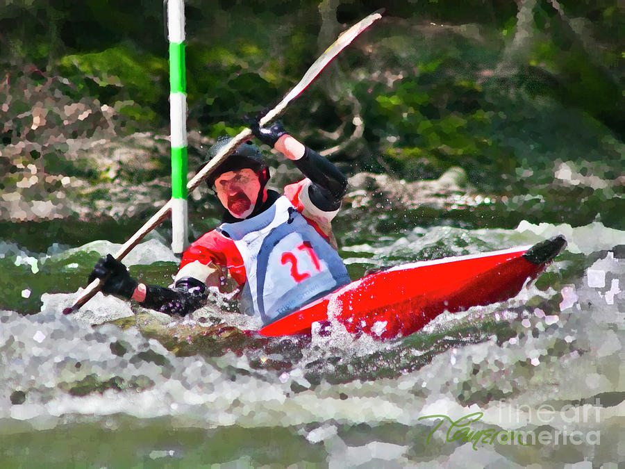 The Slalom Photograph by Tom Cameron