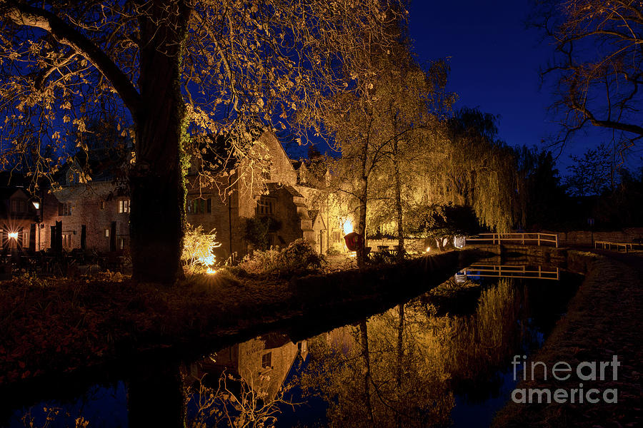 Fall Photograph - The Slaughters Inn  by Tim Gainey