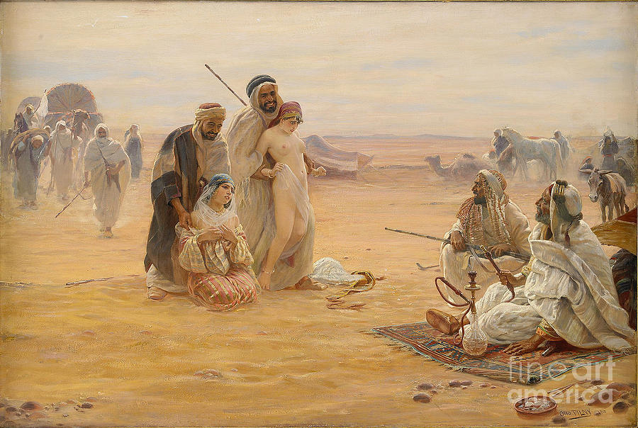 The Slave Market, 1910. Artist Pilny by Heritage Images