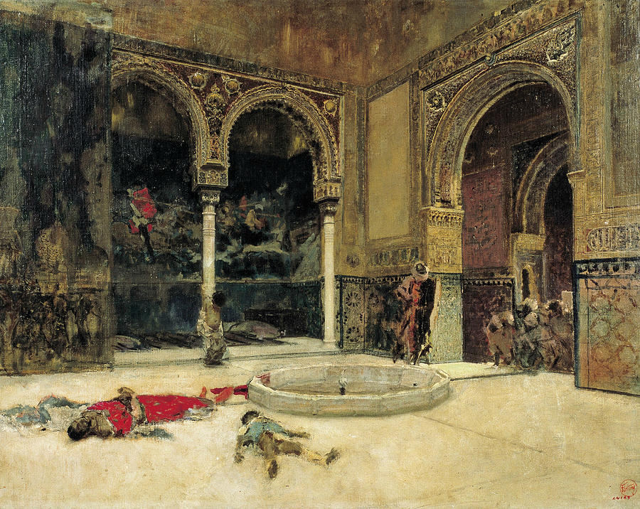 The Slaying of the Abencerrajes Painting by Maria Fortuny