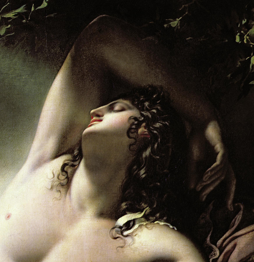 The Sleep Of Endymion, 1791, Detail Painting by Anne Louis Girodet De Roucy-trioson