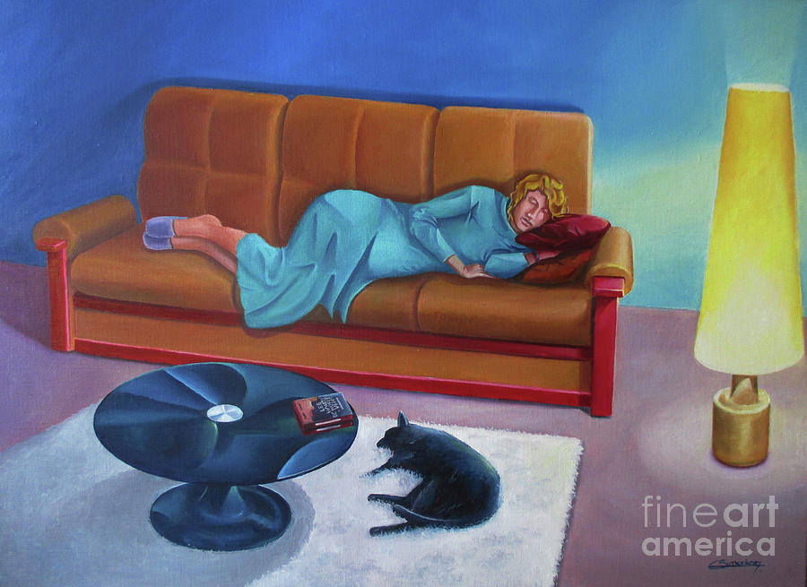The sleepers Painting by Christian Simonian