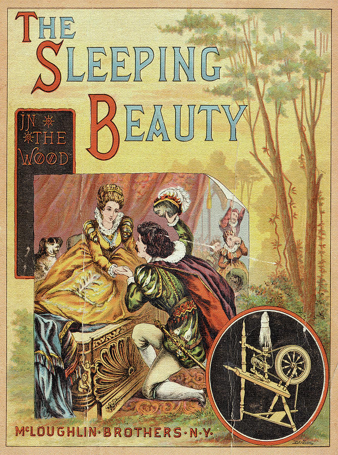 Book Painting - The Sleeping Beauty In the Wood by Beuton