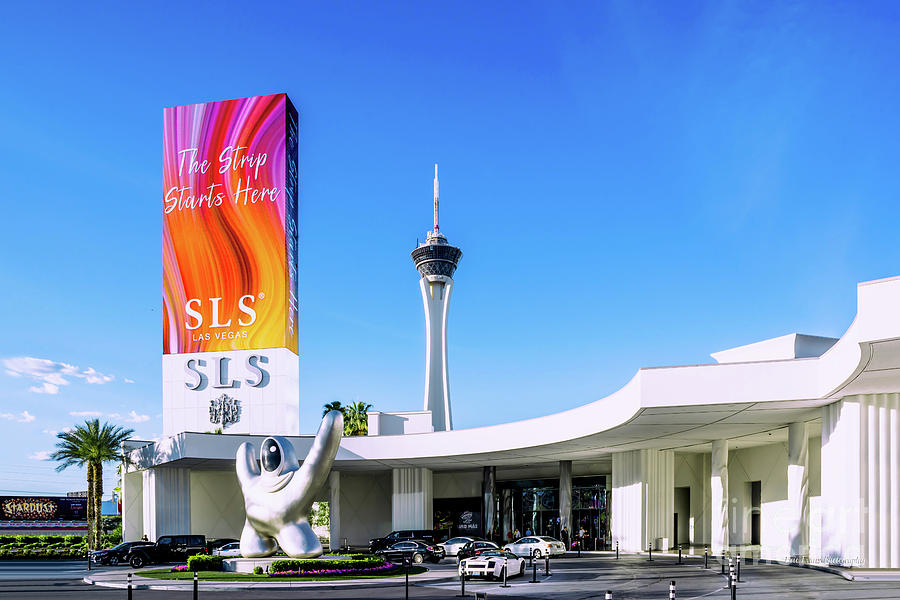 The SLS Casino Las Vegas in the Afternoon Wide Photograph by Aloha Art