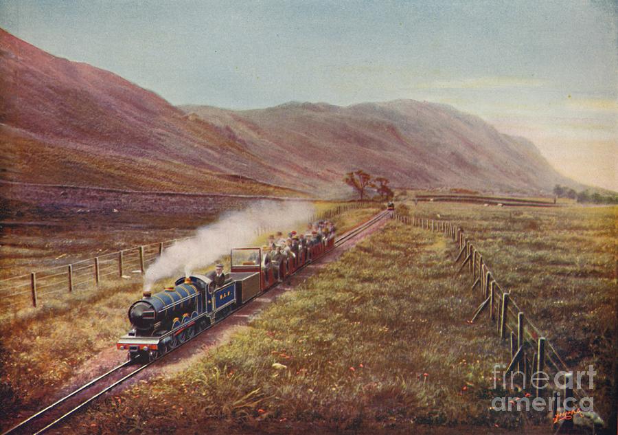 The Smallest Passenger Railway Drawing by Print Collector