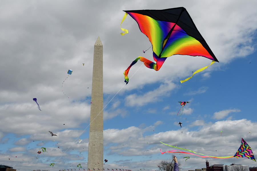 The Smithsonian Kite Festival Photograph by The Washington Post