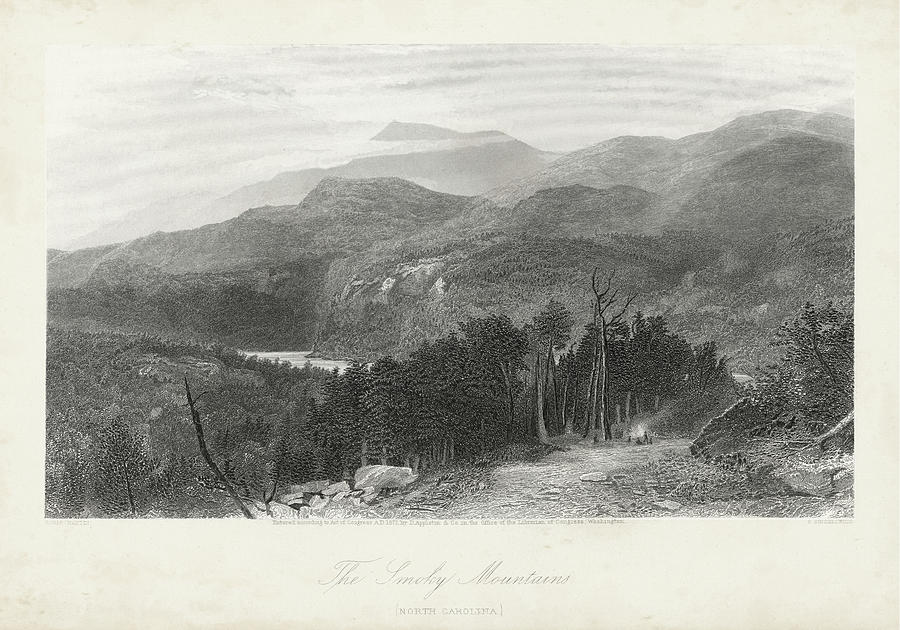 The Smoky Mountains Painting by William Cullen Bryant