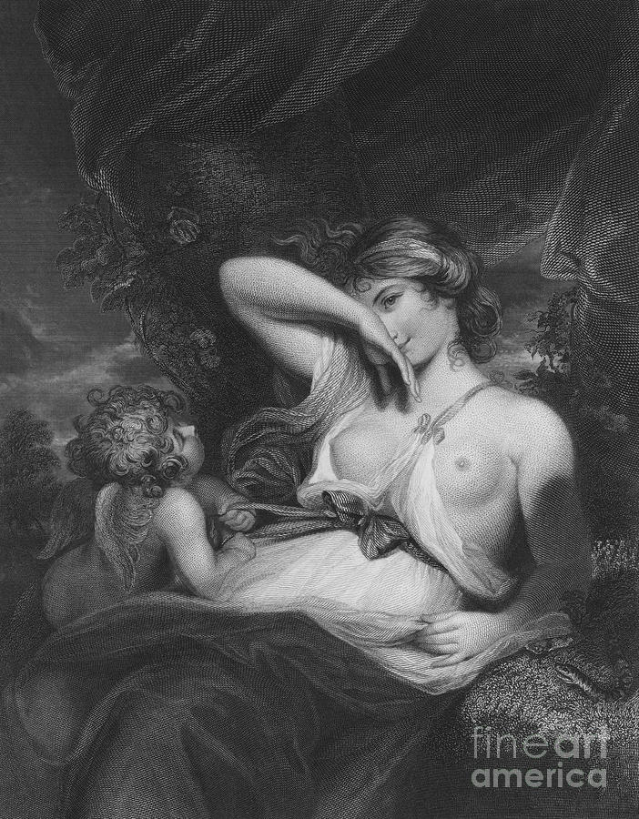 The Snake in the Grass Drawing by Joshua Reynolds