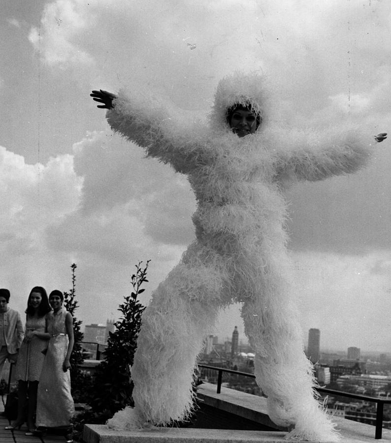 The Snow Girl Photograph by Evening Standard