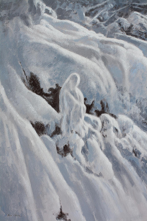 The Snow Virgin Painting by Hans Egil Saele