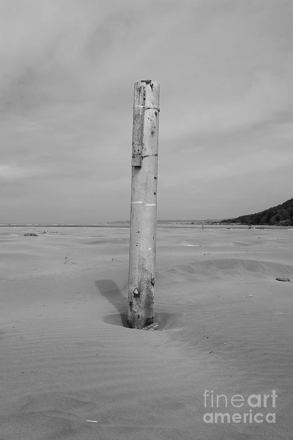 Beaches Photograph - The Solitary Post by Jeni Gray Beaches Photograph - The Solitary Post by Jeni Gray