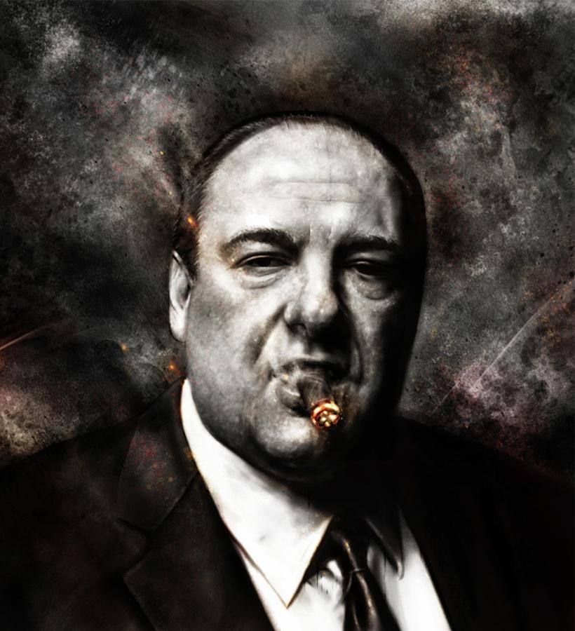 The Sopranos Tony Soprano Digital Art by Andrey Pankov Pixels